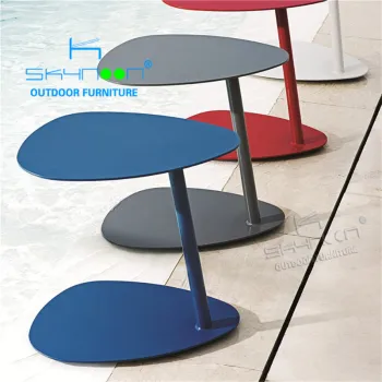 Modern Metal Side Table Sets | Colorful Round End Tables | Wholesale Good Quality Coffee Block