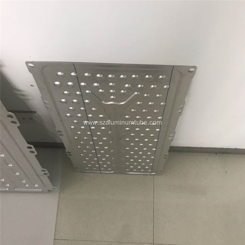 Aluminum cooling plate for heat sink