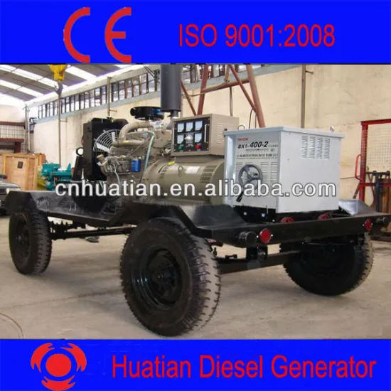 Diesel Engine Welding Mechine Generator with Weather or Sound Proof and Two or Four Wheels Trailer