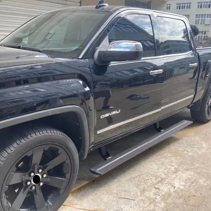 Auto Parts: Electric Side Step for GMC Sierra Pickup 4x4 - Exterior Accessories