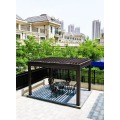 Aluminum Gazebo Covered With Motorized Louvered Roof