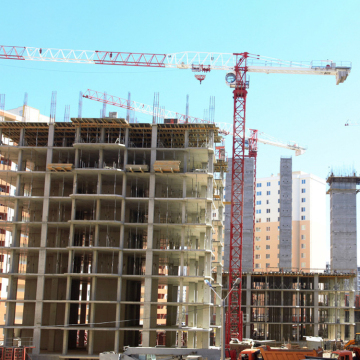 IHURMO 12t 12ton Flat Top Tower Crane with 70m Jib for Sale
