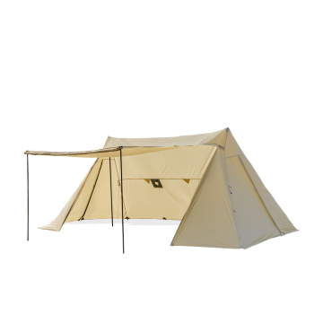 Wasserdichtes RipStop-Rucksackzelt für 2-4 Personen: Atmungsaktives ultraleichter Buschcraft-Schutz zum Camping und Glamping
