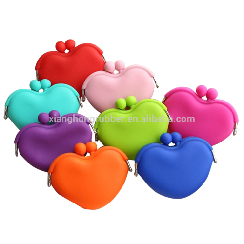 Yummy Gummy Silicone Heart Shape Coin Purse,Silicone Purse,Gummy Coin Purse