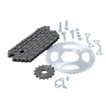 Durable Motorcycle Sprocket and Chain Kit Sets for Honlg HJ125-8