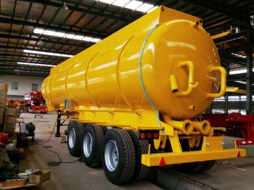 2 Axle Vacuum Sewage Semi Trailer