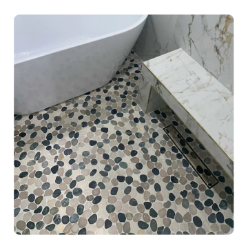 Natural Mixed Sliced Rock Stone Mosaic Tiles for Floor and Wall Decoration