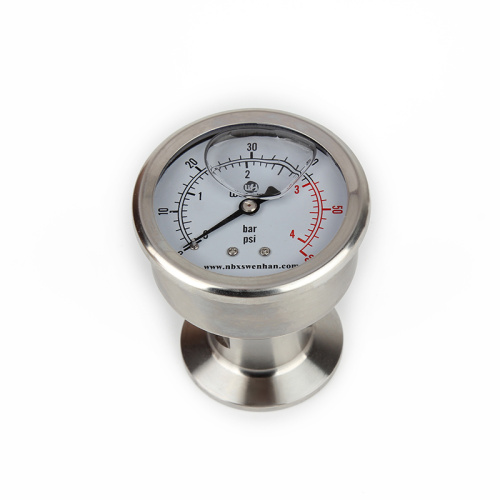 Pressure Gauge BSPT Dial Axial Diaphragm Pressure Gauge