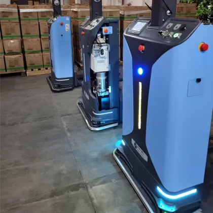 Intelligent Industrial AGV: Automated Guided Vehicle and Electric Pallet Stacker