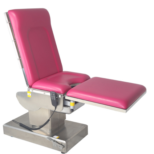 Hospital electrical obstetric birthing bed table