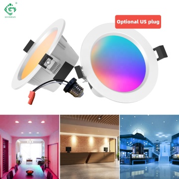 E26/E27 LED Downlight Spotlight - Dimmabile BT RGB Smart LED Downlights