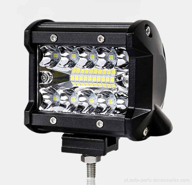 Luz de trabalho 60W Barra de luz LED 4x4 Acessórios