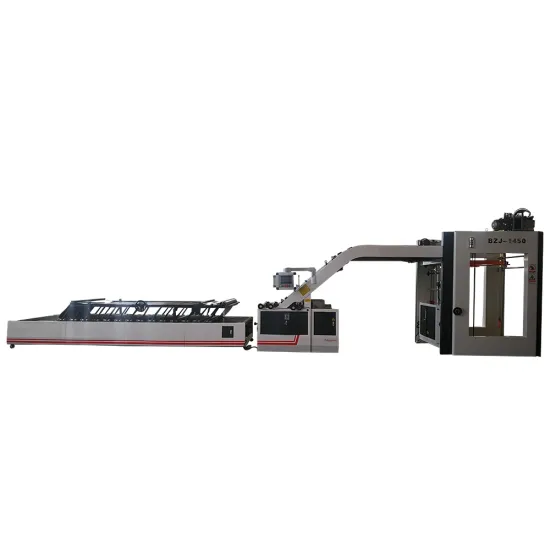 High Speed Automatic Discount Box Making and Roll Laminator Machine