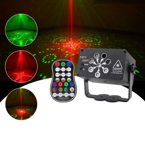 USB Rechargeable Led Laser Projector Lights RGB