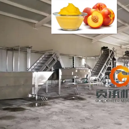 Fruit puree plum puree concentrate production plant machinery