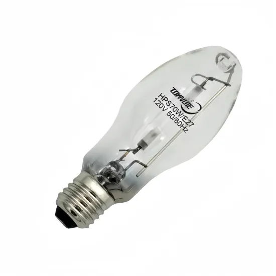 High Luminous Efficiency Transparent Spherical HPS70W E27 Low Pressure Sodium Lamp - 28000 Hours, 120V, 50/60Hz, ED55 US Standard