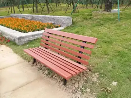 WPC Benches Rustic Recycle Plastic HDPE Outdoor Garden Patio Benches