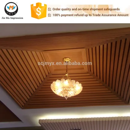 Hot Sale Manufacturer Ecological Wood House Decoration Ceiling Board Panel