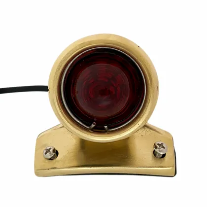 Brass Crocker Style Vintage Tail Light for Harley Bobber