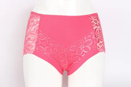 New fation ladys Hollow out sexy Briefs under wear lace fabric briefs knickers under lace under wear color