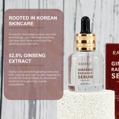 Private Label Korean Ginseng Serum for Aging Skin