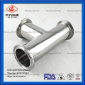 sanitary stainless steel tri-clamp tee yang sama