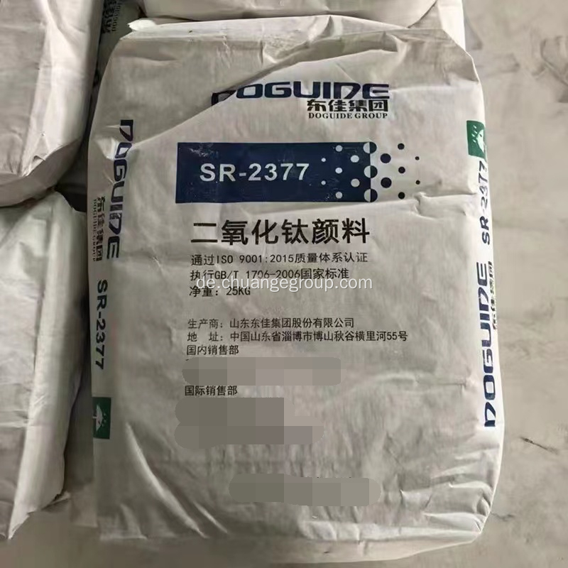 Titan -Dioxid Rutil Grade Doguide SR2377 für Farbe