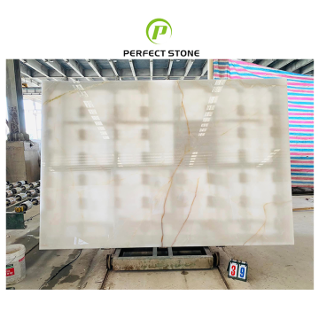 Extra Quality White Onyx Stone Backlit Slabs