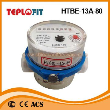Single Jet water meter 80mm Length