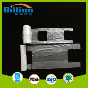 Good Quality Heavy Duty Plastic Shopping T Shirt Rolling Bags