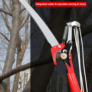 Ratchet by pass extensible tree pruner tree scissors