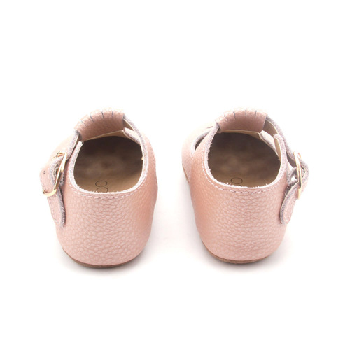 China Pink Girls Baby Mary Jane T Strap Shoes Manufactory