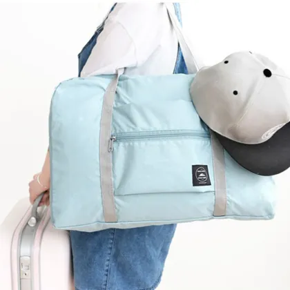 Custom Logo Light Polyester Waterproof Reusable Travel Toiletries Bag