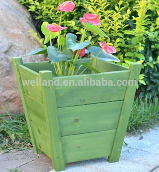 Lexington Wooden Planter Boxes Black Finish