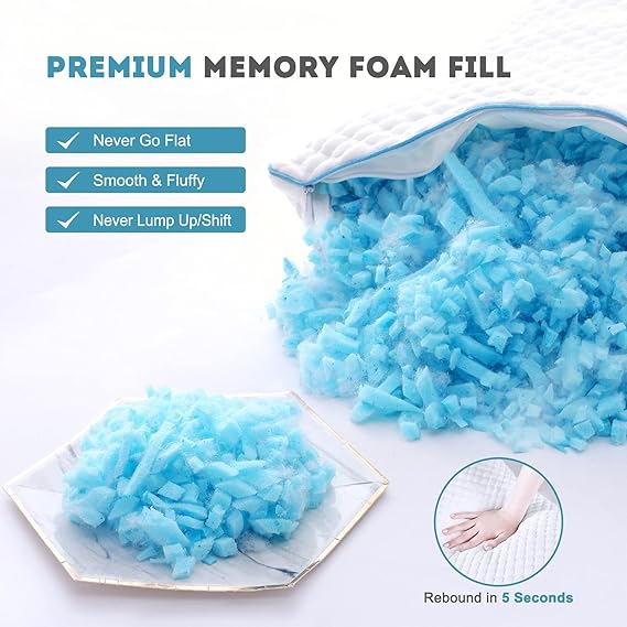 Shredded Memory Foam Pillows 5 Jpg