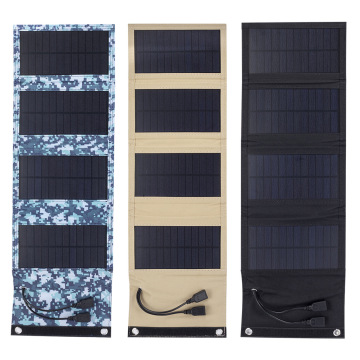 10W Flexible Solar Panel for Camping and Emergency Phone/Laptop Charging