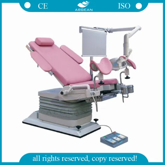AG-S104A CE ISO economic metal frame medical gynecology chair