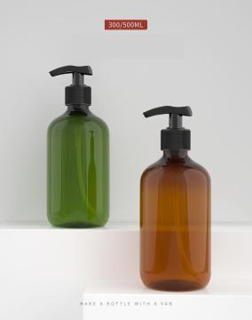 Separate 500mlPET round shoulder lotion bottle