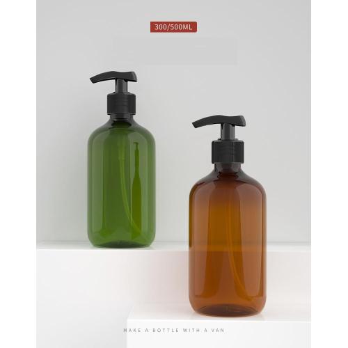 Separate 500 ml PET-Flasche mit runder Schulterlotion