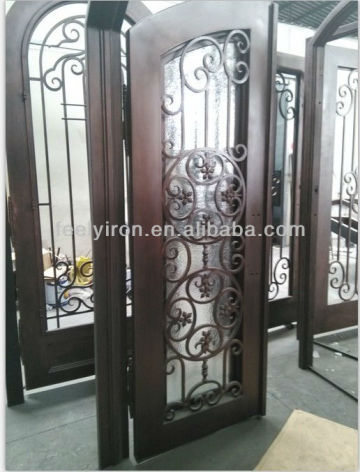 Wrought iron security doors