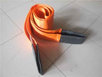 factory supply 10 ton polyester webbing sling lift /double ply webbing sling /heavy duty lift sling/double layer lift sling
