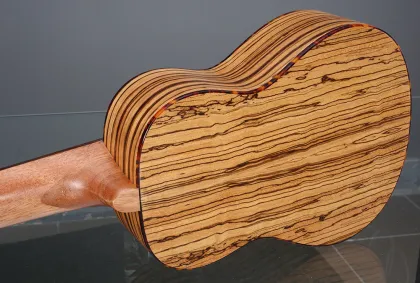 Green Pearl Edged Ukulele