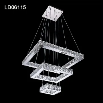 led decorative crystal chandelier hanging light