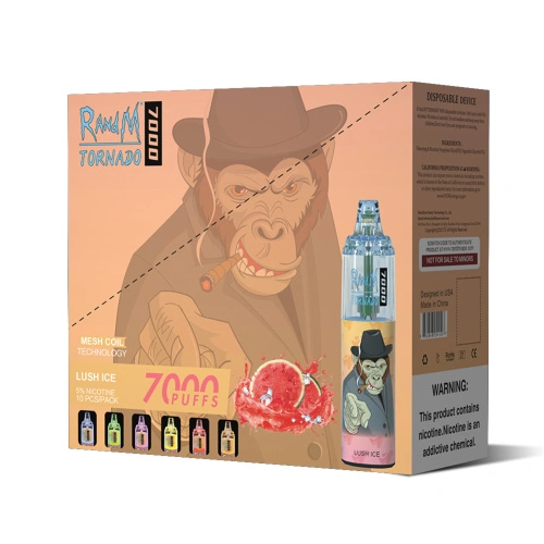 Randm Tornado 7000 Kiwi Passion Fruit Guava Fabrikant fan Sina