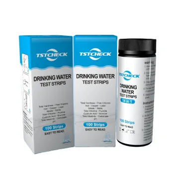 Well Tap Drinking water tests pH Chlorine