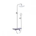 Copper Rainfall Bath Shower Faucet Rain Shower Set