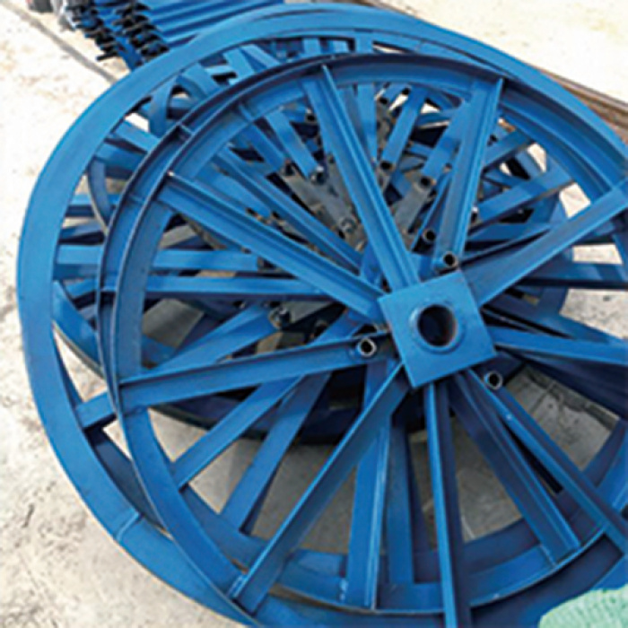 Carrete de cable dividido