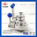 Food grade stainless steel control butterfly valve