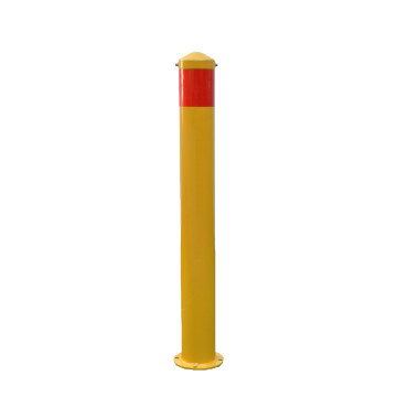 Bollard Manual Retractable Reflective Steel Bollards untuk Dijual