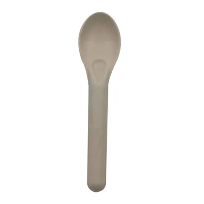 100% Compostable Sugar Cane Fiber Food Spoon Dinnerware